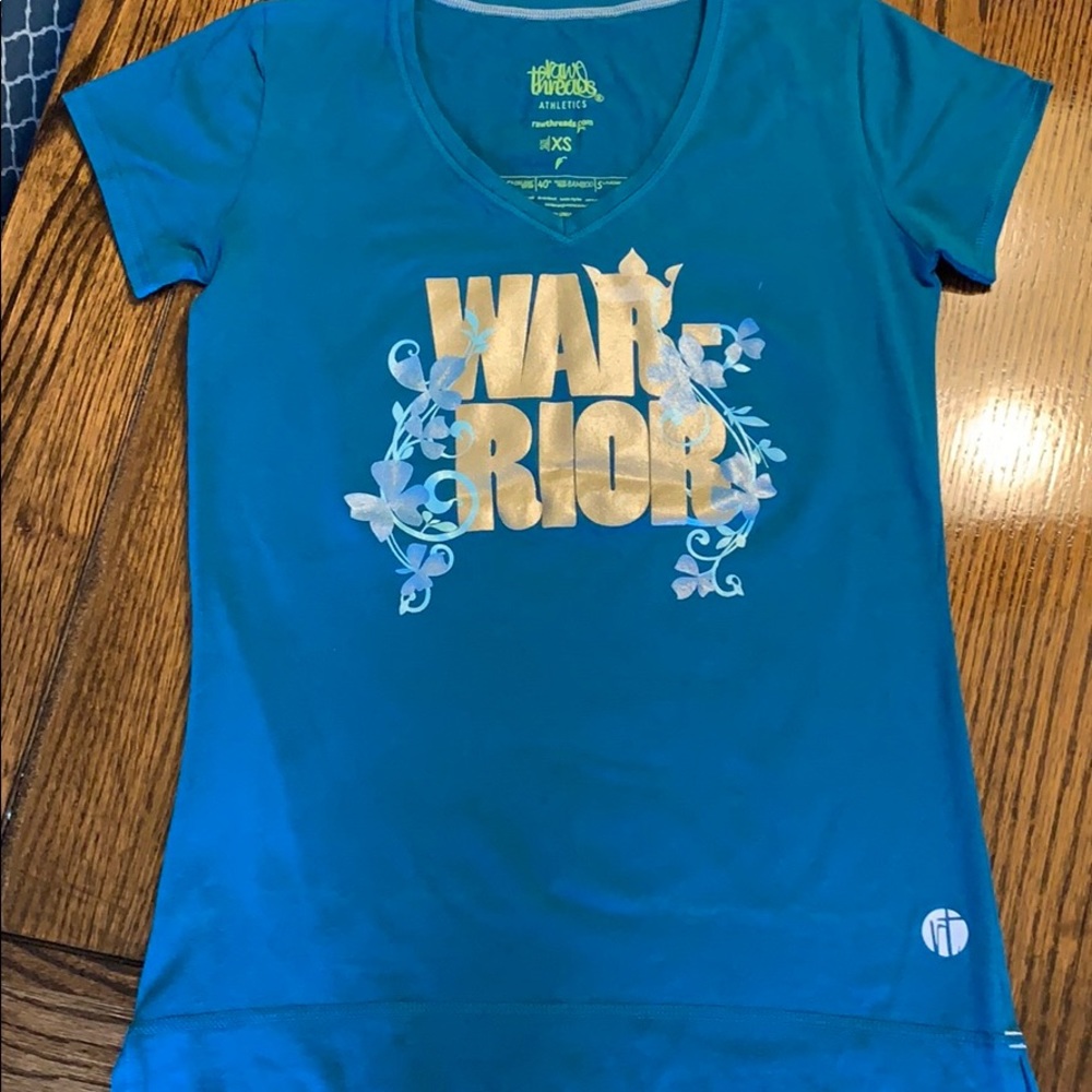 NWOT RunDisney Raw Threads Performance tee xs